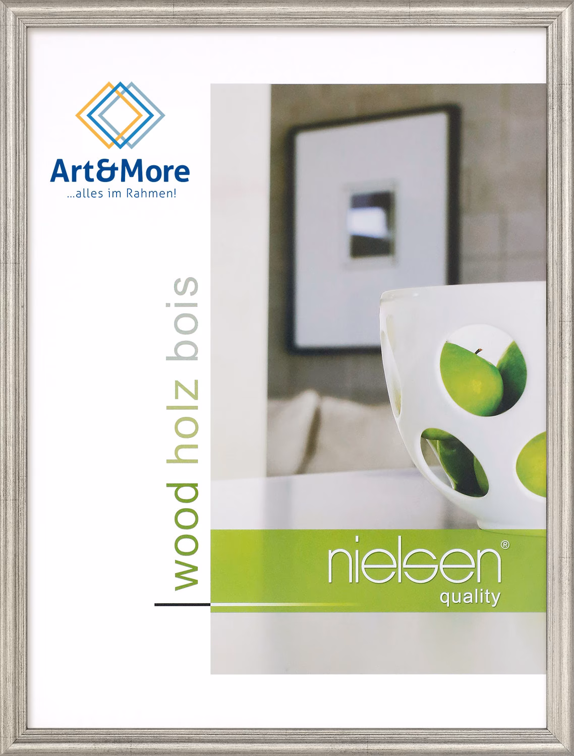 Holz Bilderrahmen Nielsen Ascot Silber Holz Bilderrahmen Nielsen Ascot Silber