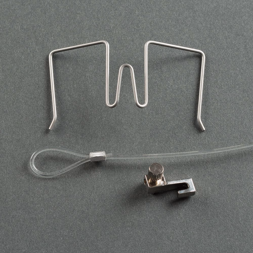 Stellwandhaken Flex Set silber, 11-30 mm