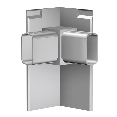 Artiteq Eckverbindung Click Rail Pro grau