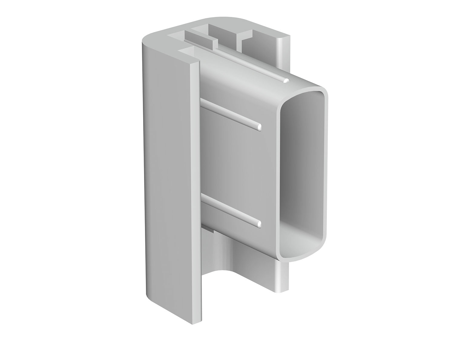 Galerieschienen Endkappe grau Galerieschienen Endkappe grau