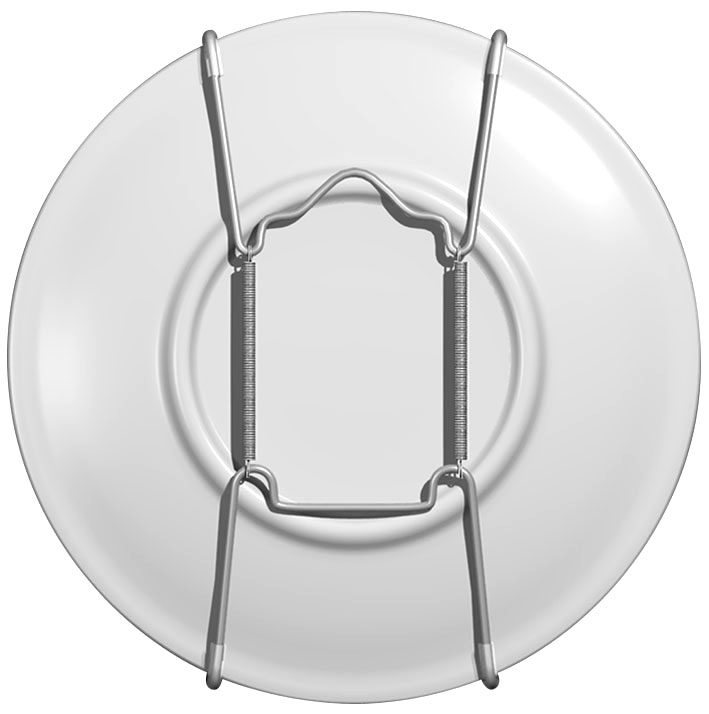Wandtellerhalter Metall Wandtellerhalter mit Federspanner