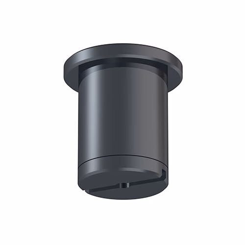 Deckenhalter-fu-r-1-2-mm-Stahlseil-mit-Gleiter-schwarz Deckenhalter für 1,2 mm Stahlseil mit Gleiter in Schwarz