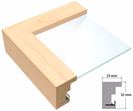 holzrahmen ahorn natur holzrahmen ahorn natur