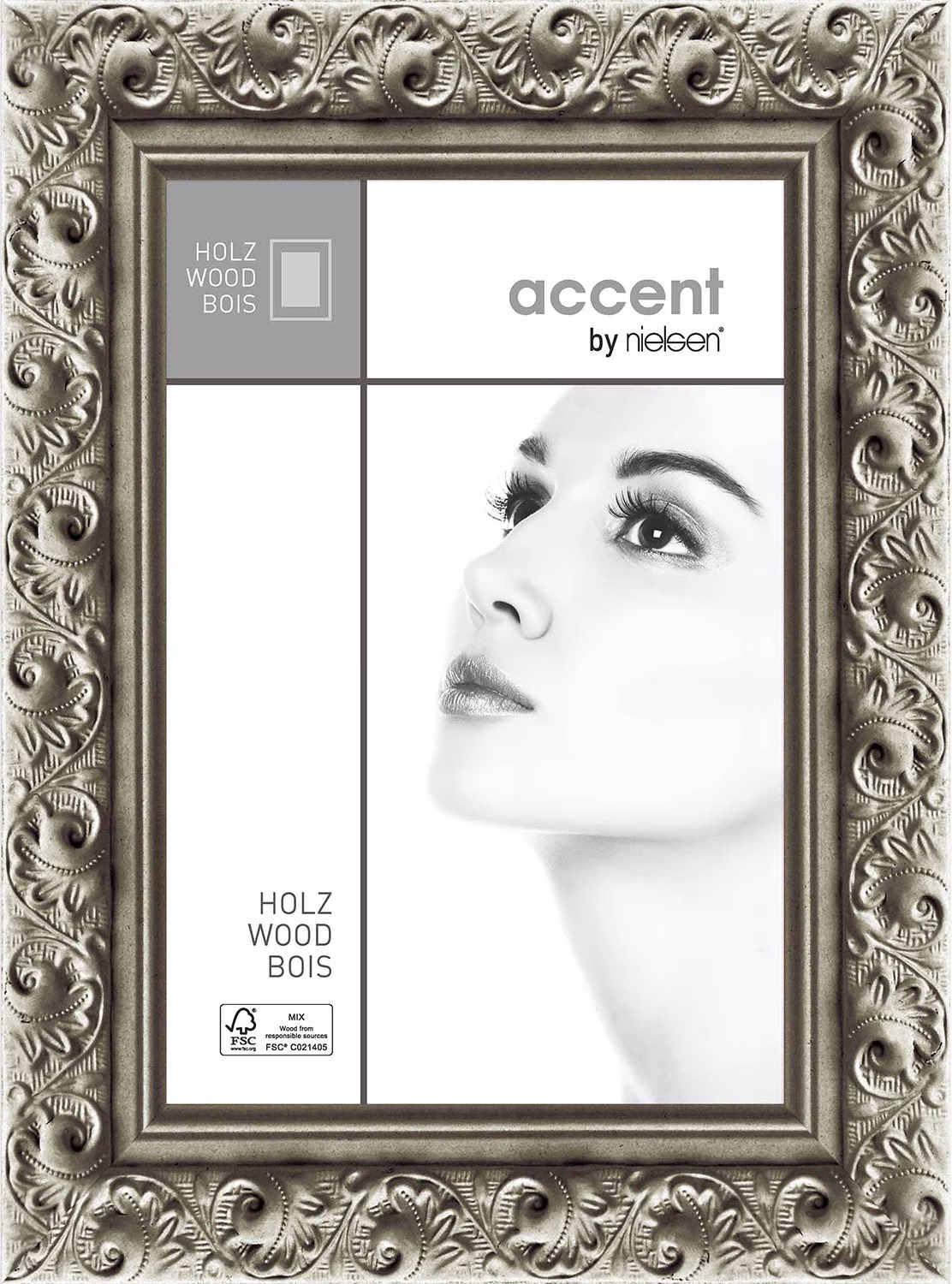 Nielsen Portraitrahmen Arabesque Silber