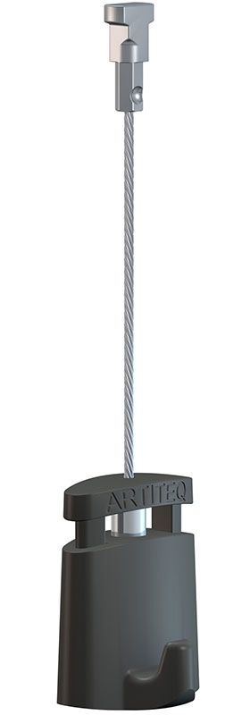 Artiteq Aufhänge Set Twister 1 mm Stahl 150 cm mit Micro Grip 1 mm 10 kg