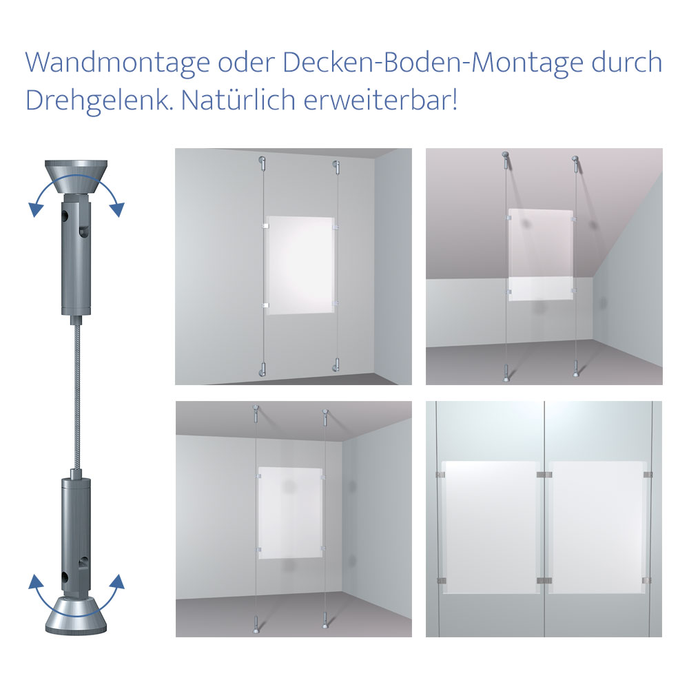 Display It Business Box, Montageoptionen