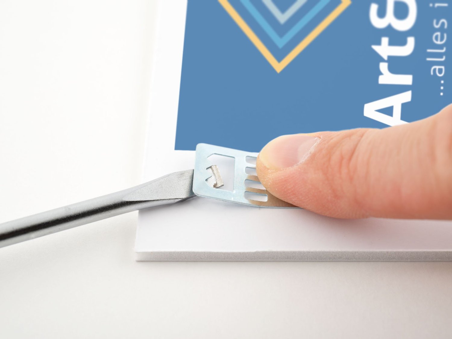 Aufhänger für Kapa Leichtschaumplatten3 Aufhänger Kapa Platten