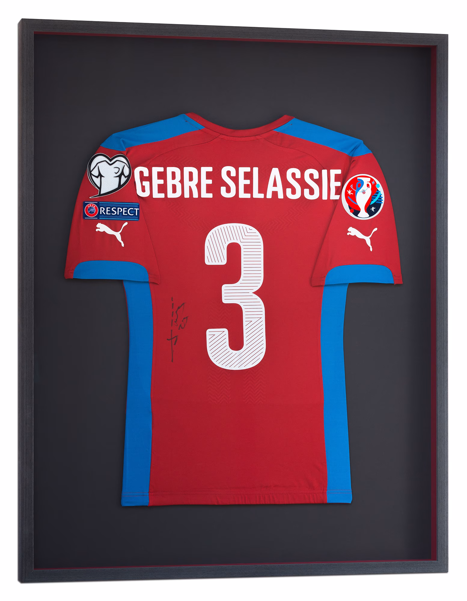 Trikotrahmen Trikot Gebre Selassie Trikotrahmen Trikot Gebre Selassie