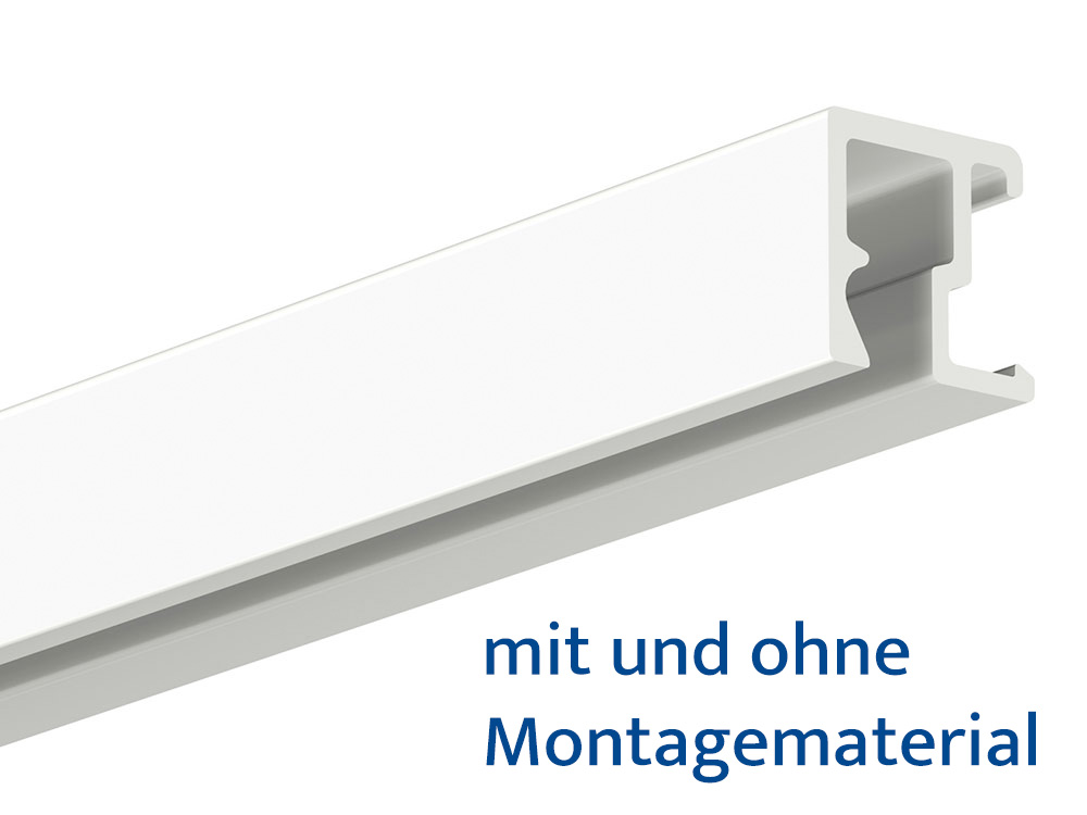 Bilderschiene Contour Rail weiss Galerieschiene Contour Rail in Weiß