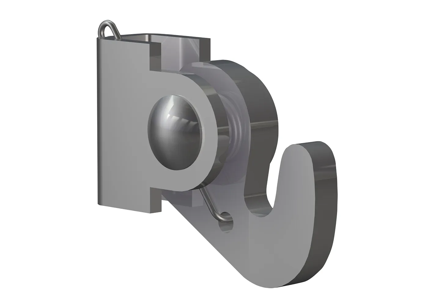 Bilderhaken 20 kg für Bilderstange Alu 4x4 mm, Classic Rail+