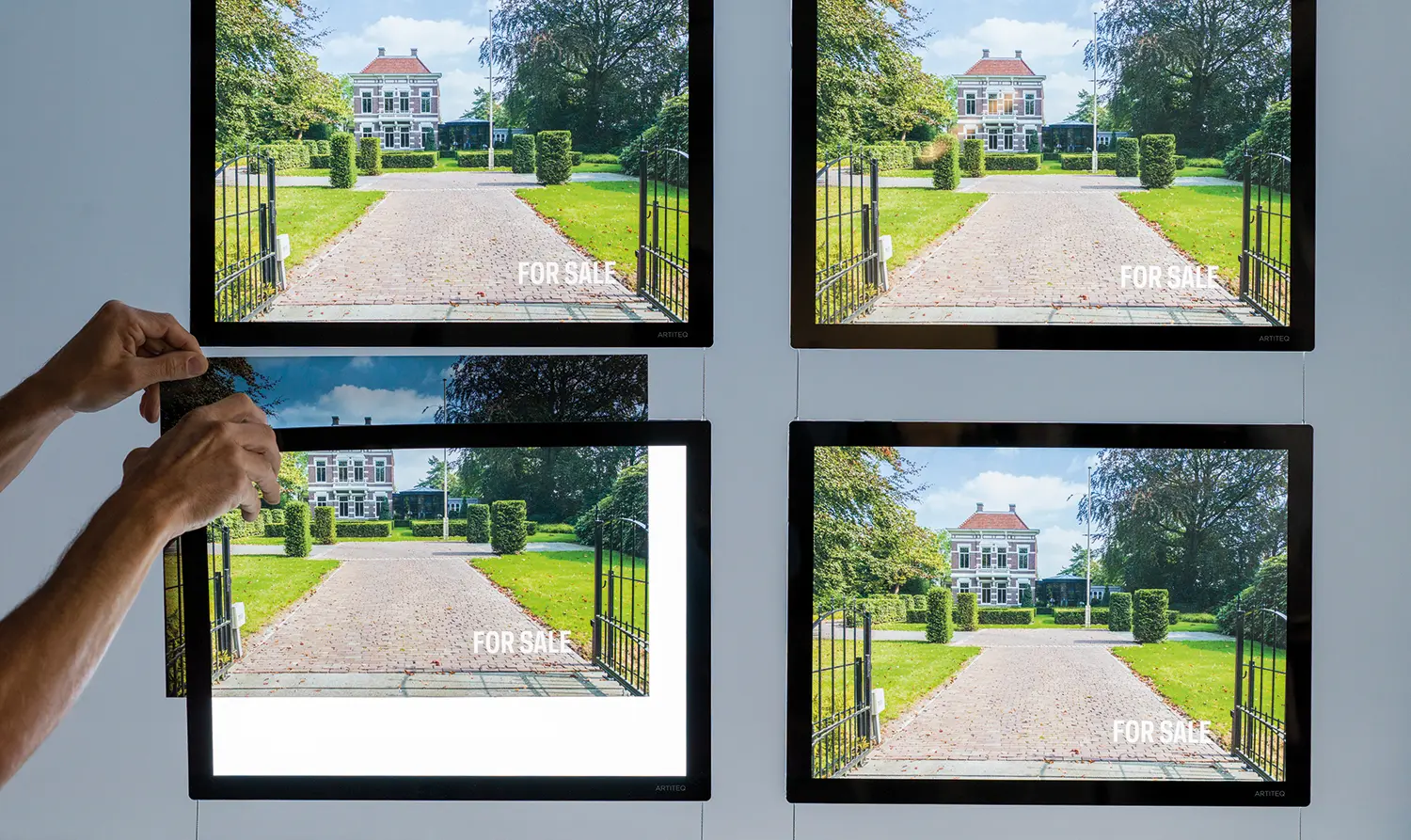 DISPLAY IT LED Display Motiv einlegen
