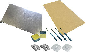 Spiegelbefestigung LD2G bis 1 6 m 24 kg Standard Set Spiegelbefestigung LD2G bis 1,6 m², 24 kg als Standard Set