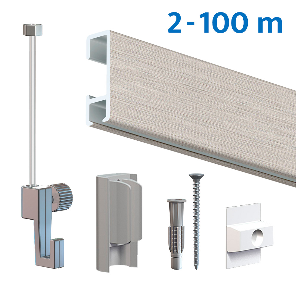 Bilderschienen silber