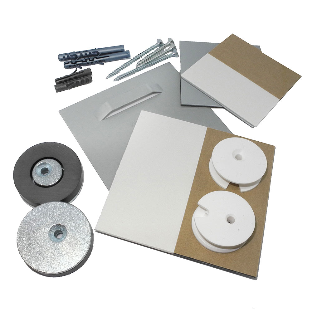 Spiegelbefestigung Profi Plus Set 12 kg mit Magnetfixierung Spiegelbefestigung Profi Plus Set 12 kg mit Magnetfixierung