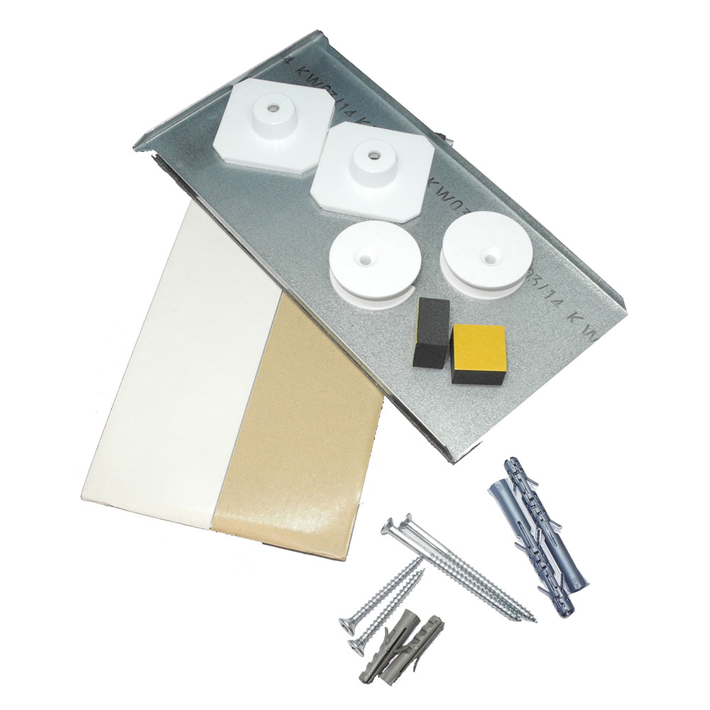 Spiegelbefestigung ED2G 1 6 m 24 kg Plus Set Spiegelbefestigung ED2G bis 1,6 m² und 24 kg, Plus Set