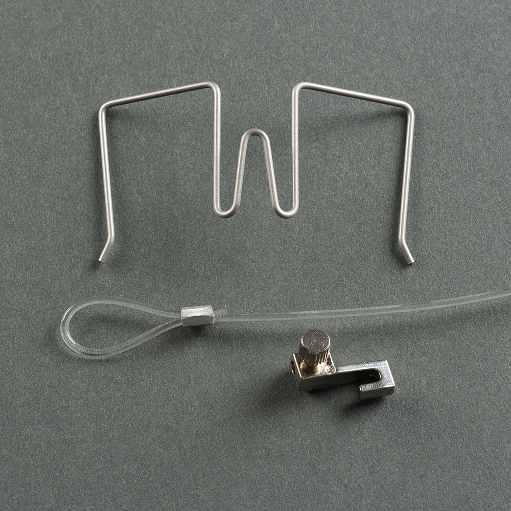 Stellwandhaken Flex Set silber 11 30 mm Stellwandhaken Flex Set silber, 11 30 mm