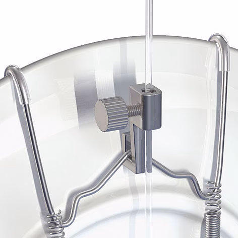 Wandtellerhalter mit Federspanner