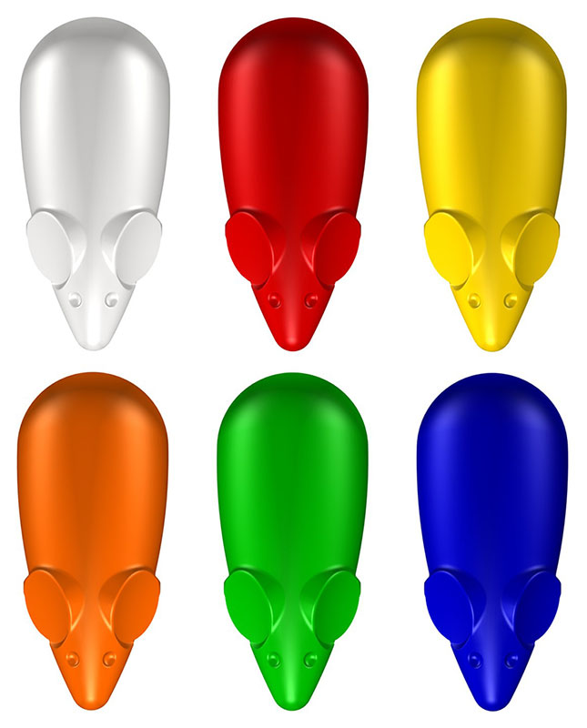 Artiteq Mouse Magnets farbig 6er Set Artiteq Mouse Magnets farbig, 6er Set