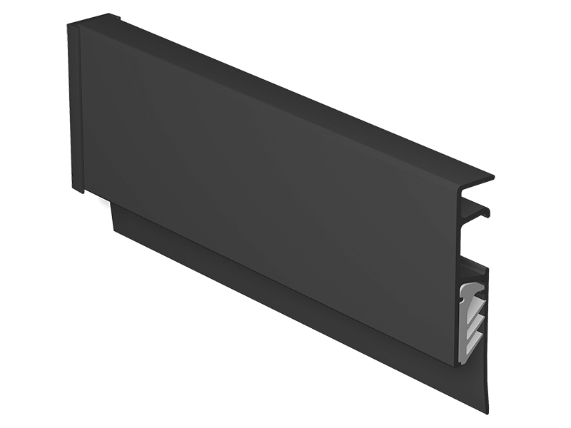 Klemmschiene info rail schwarz Klemmschiene info rail schwarz