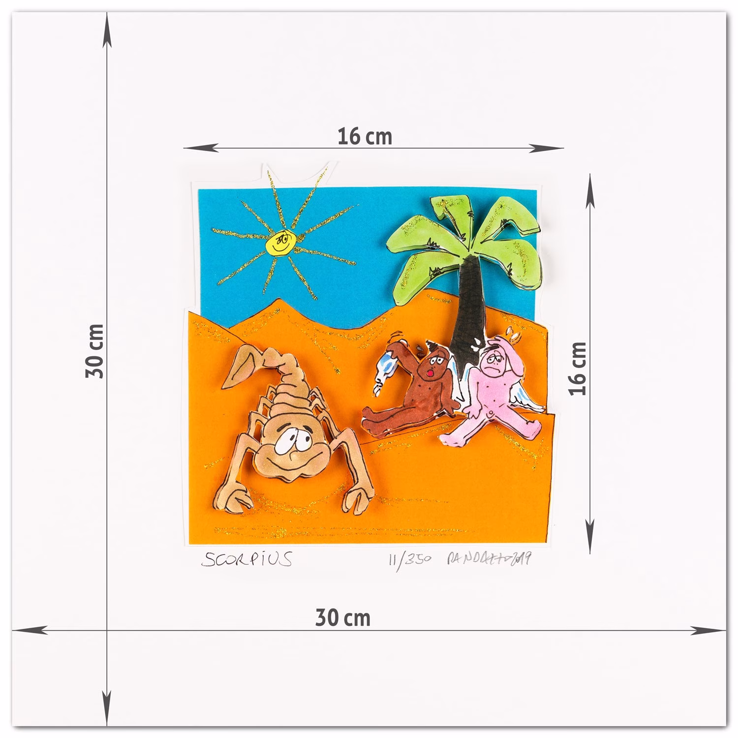 Paolo Randazzo 3D Sternzeichen SCORPIUS Scorpion Paolo Randazzo 3D Sternzeichen SCORPIUS Scorpion