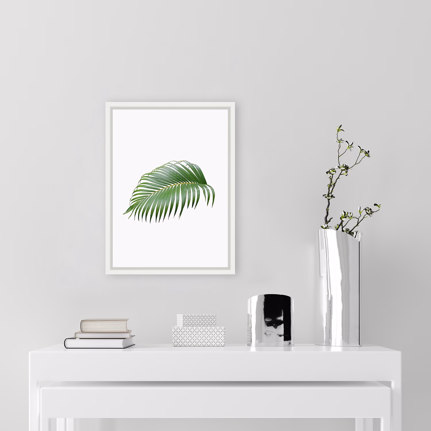 Ambiente Schattenfugenrahmen Holz Classic weiss