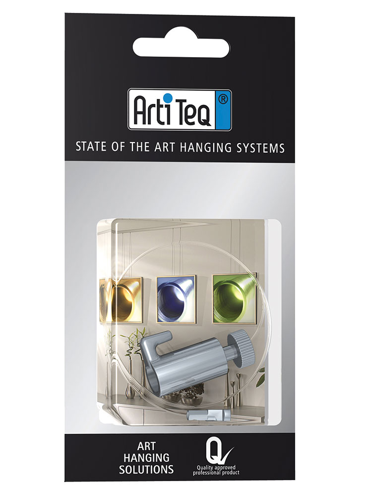 Blister Art 13 Bilderhaken 15 kg + 2 mm Perlon 150 cm