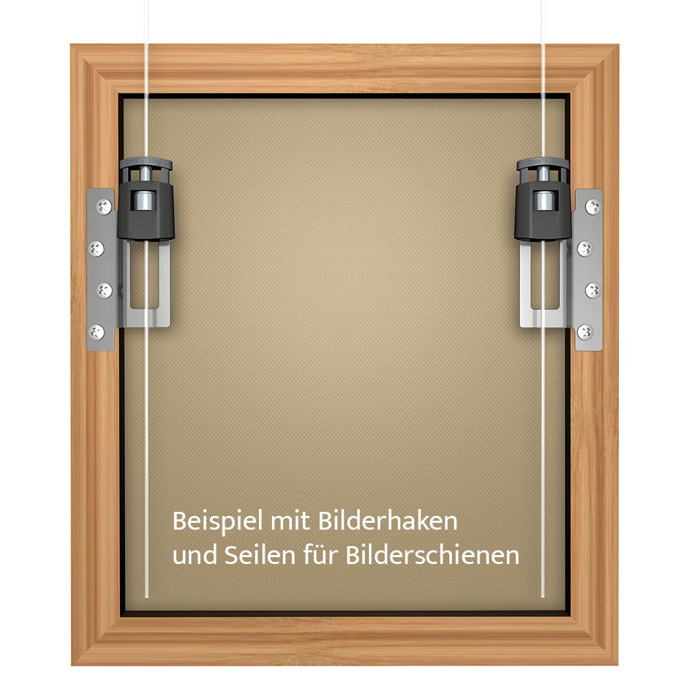 Aufhänger für schwere Bilder Beispiel