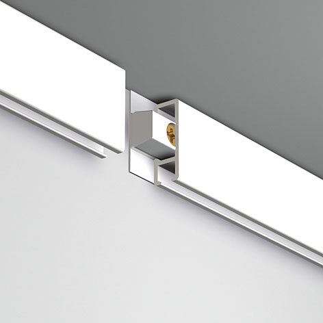 Schienenverbinder Easy Clip Anwendung