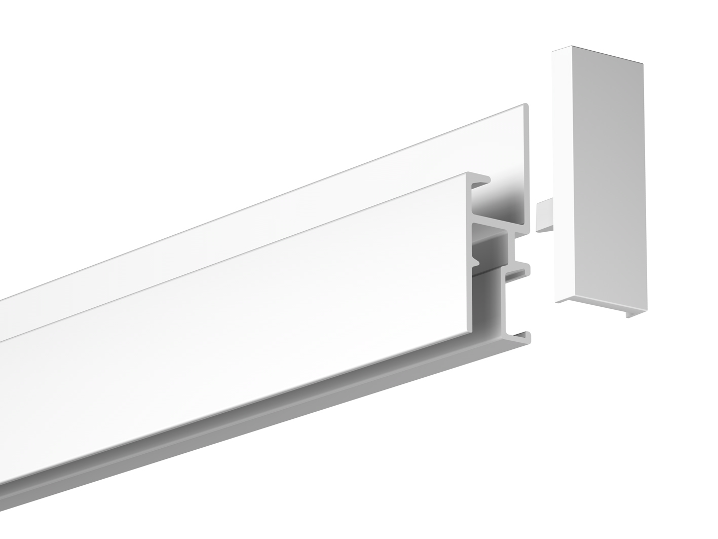 Bilderschiene Newly R30 PROFESSIONAL weiss Galerieschiene Newly R30 PROFESSIONELL in Weiß
