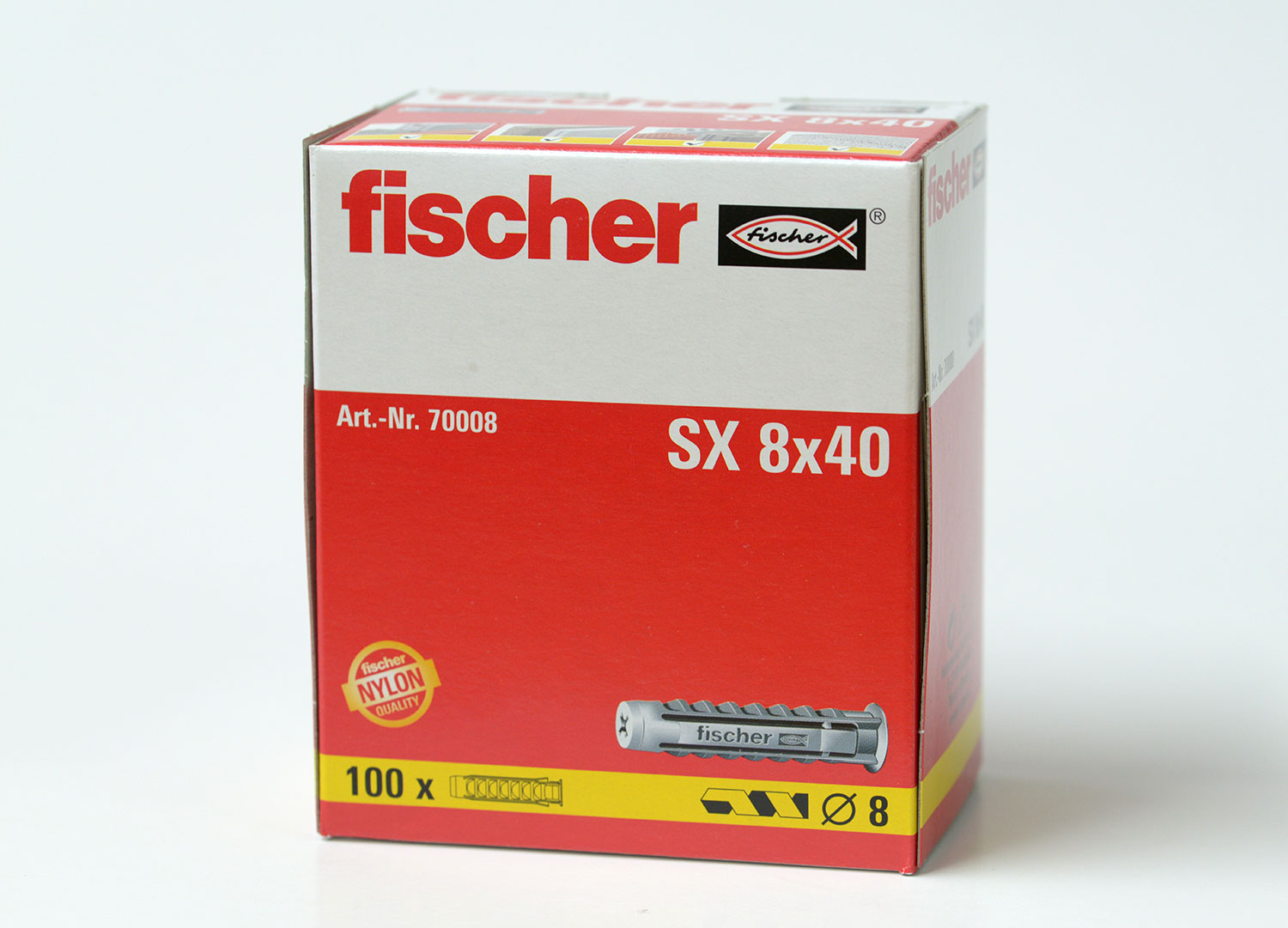 Fischer Du bel SX 8x40 Packung