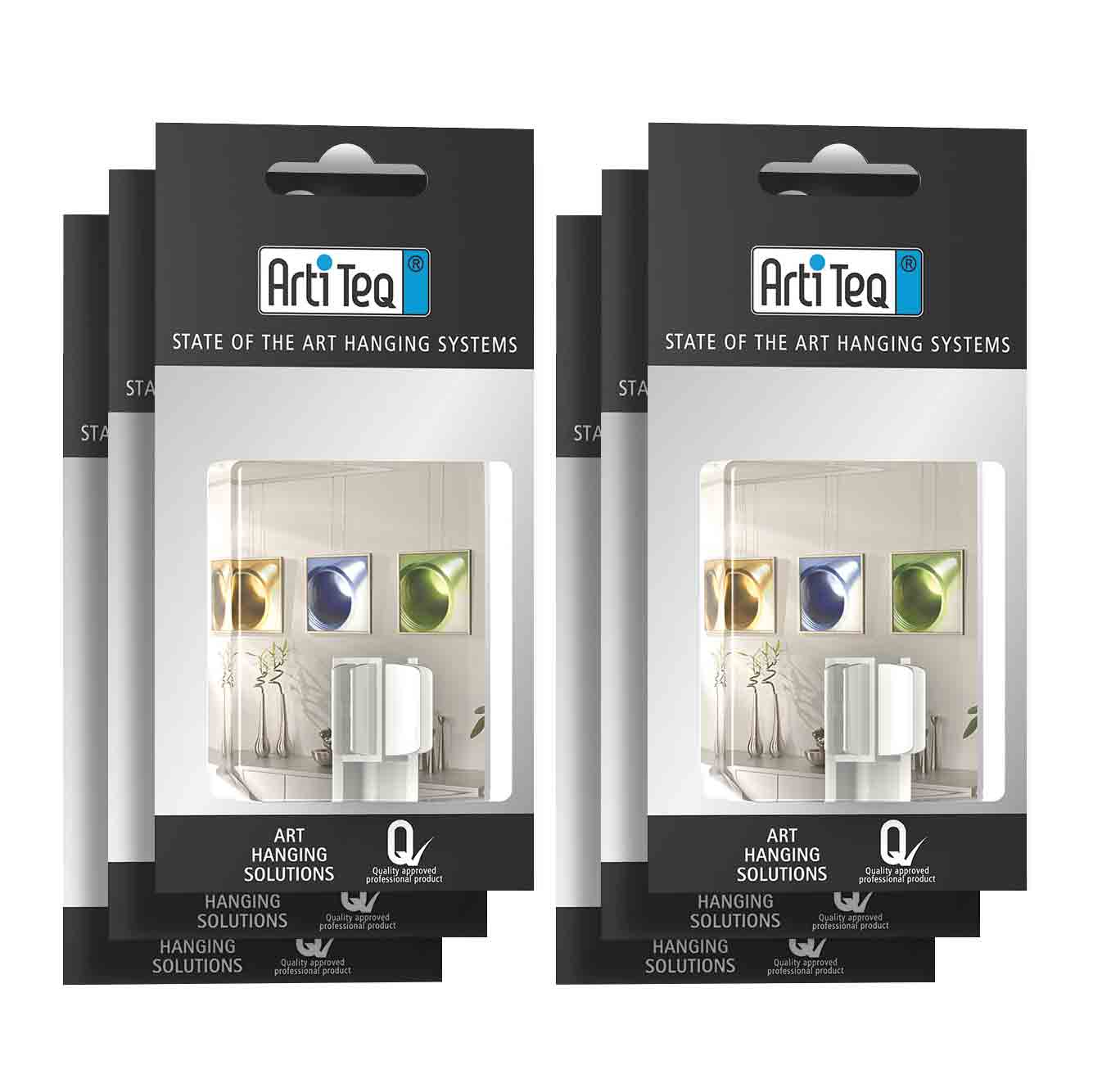 Eckverbindung Artiteq Click Rail weiss 6er Pack Eckverbindung Artiteq Click Rail weiss 6er Pack