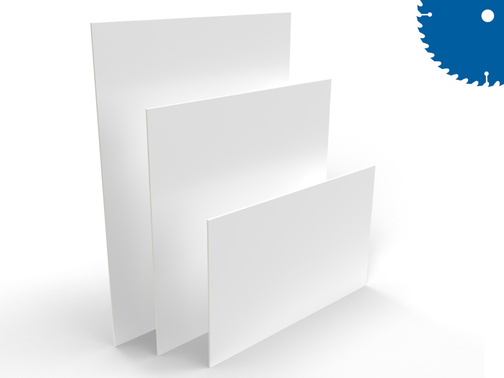Foam Board im Zuschnitt