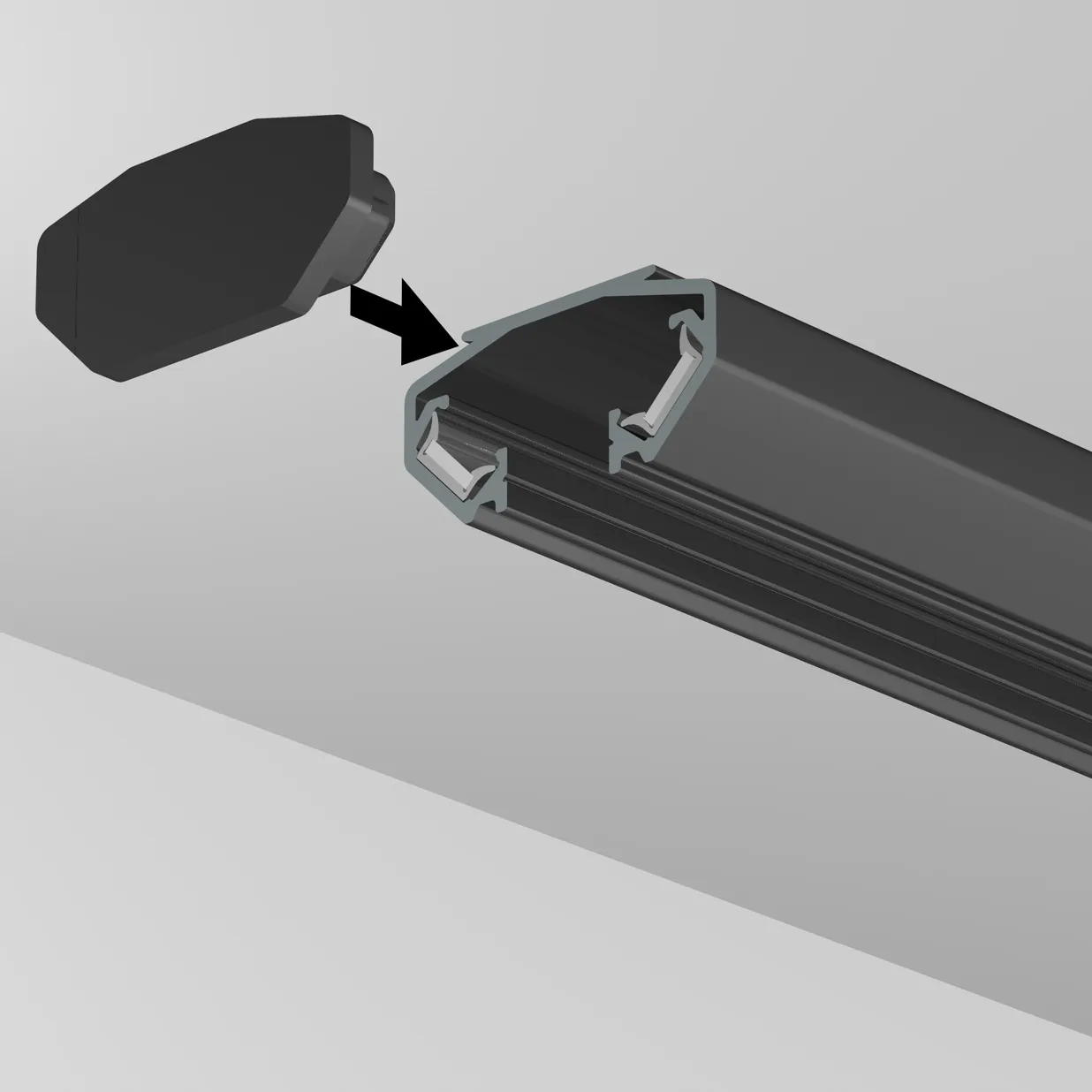 Display It LED Flex Endkappen montage