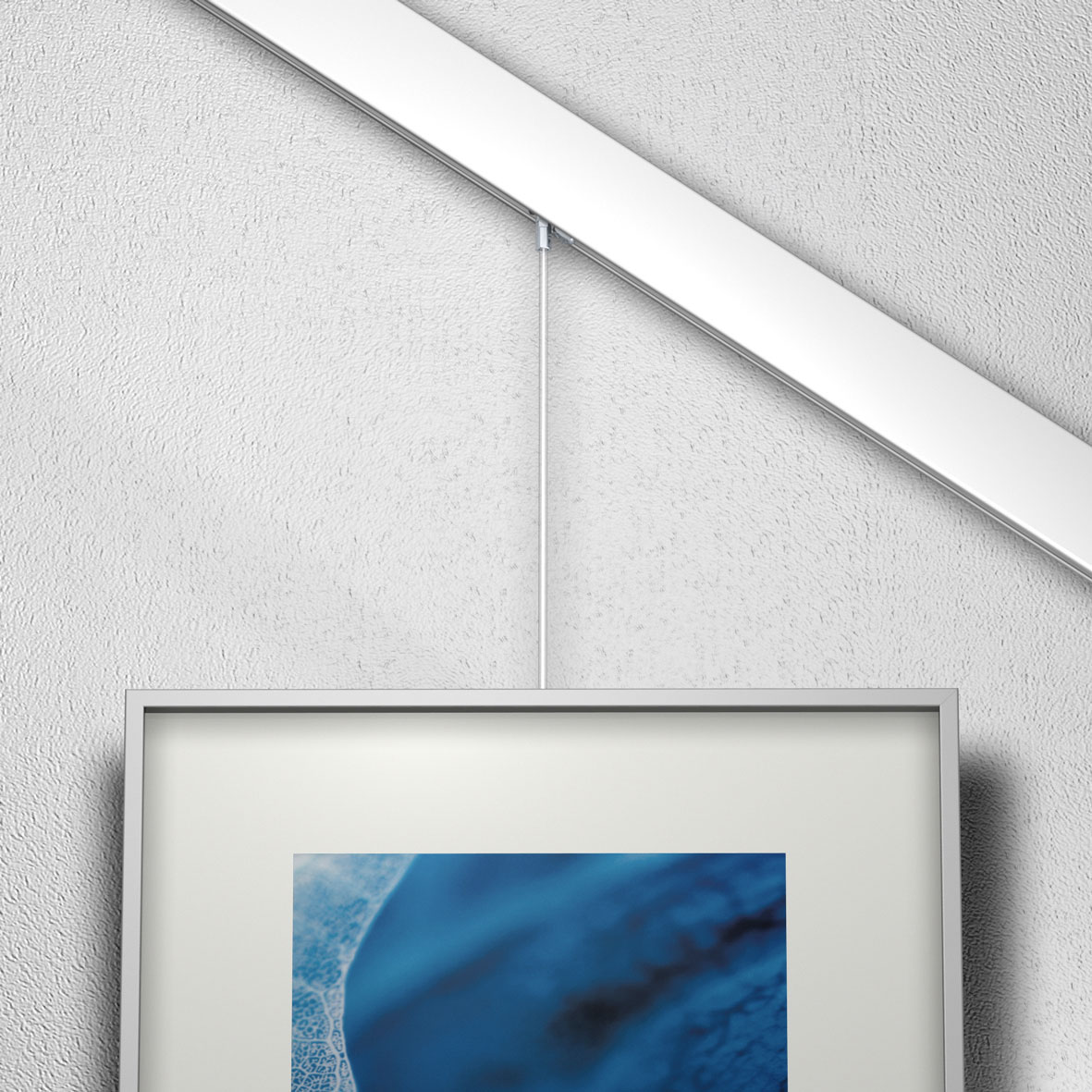 Galerieschienen Schrägmontage