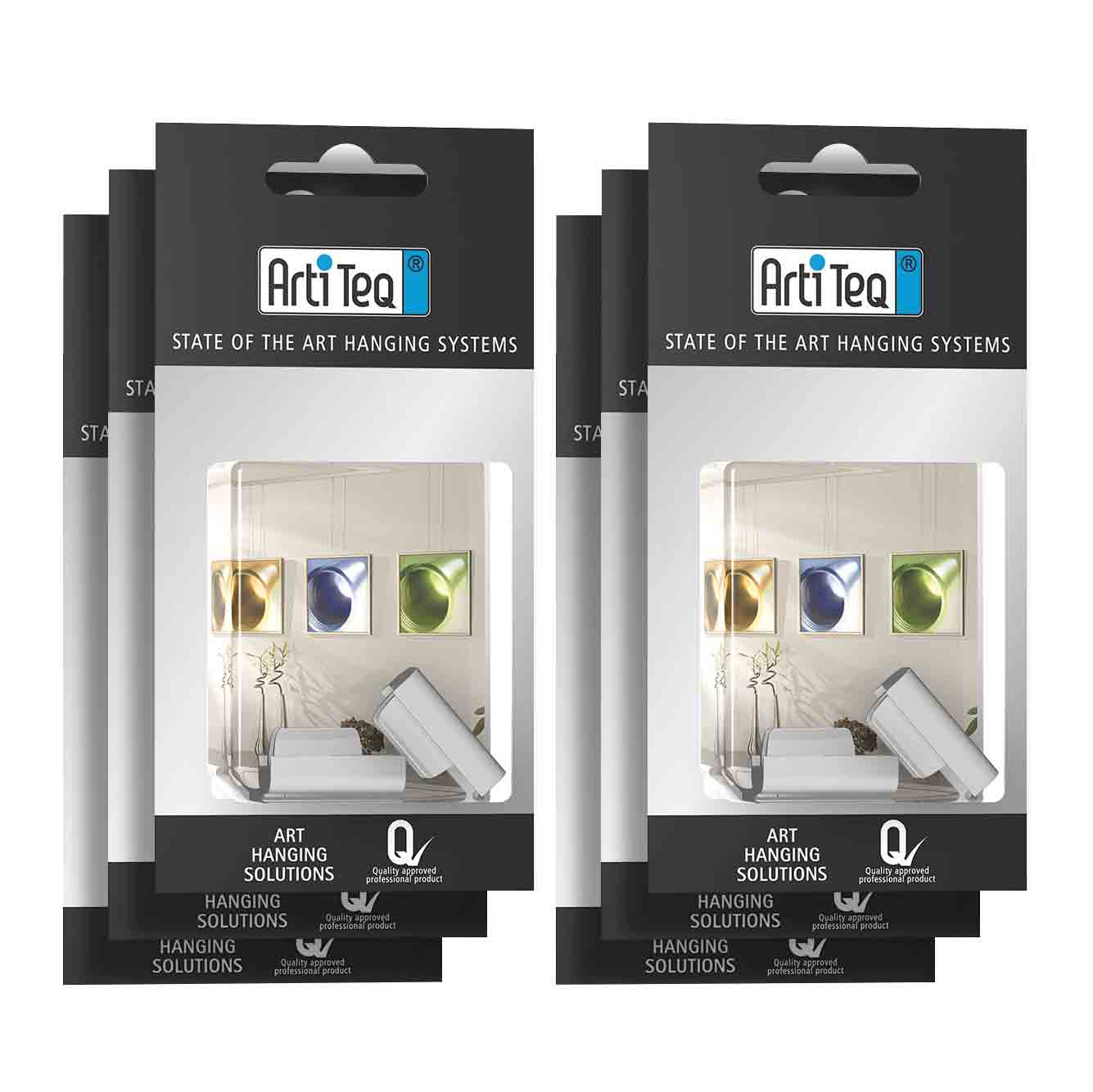 Endkappe Artiteq Click Rail grau 6er Pack Endkappe grau für Bilderschiene Artiteq Click Rail im 6er Pack