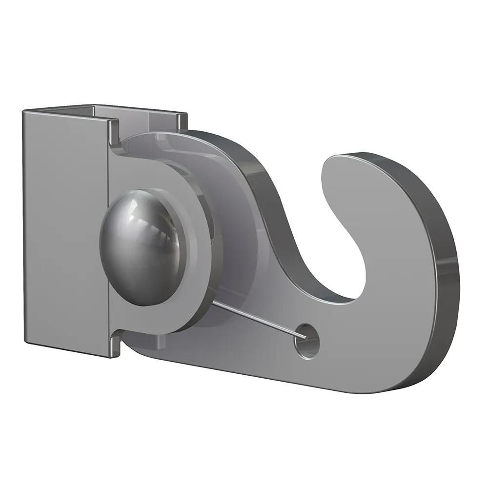 Bilderhaken 40 kg für Bilderstange Stahl 4x4 mm, Classic Rail+