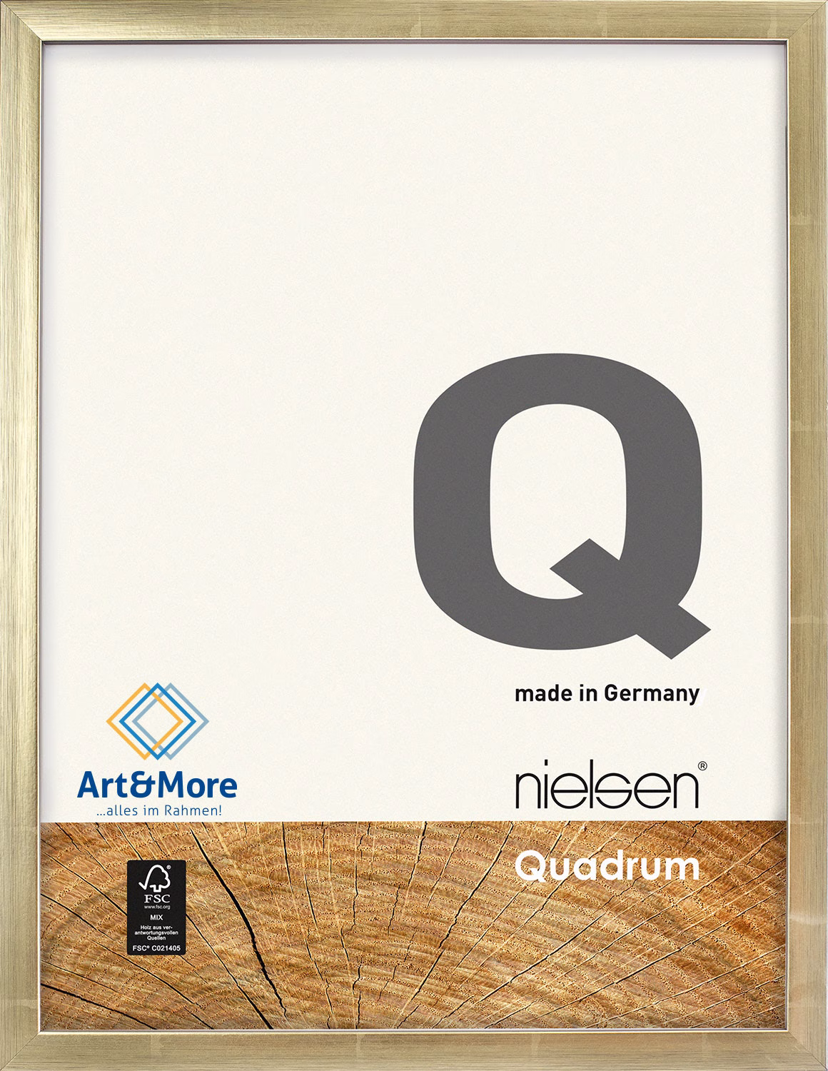 Holz Bilderrahmen Nielsen Quadrum Gold Holz Bilderrahmen Nielsen Quadrum Gold
