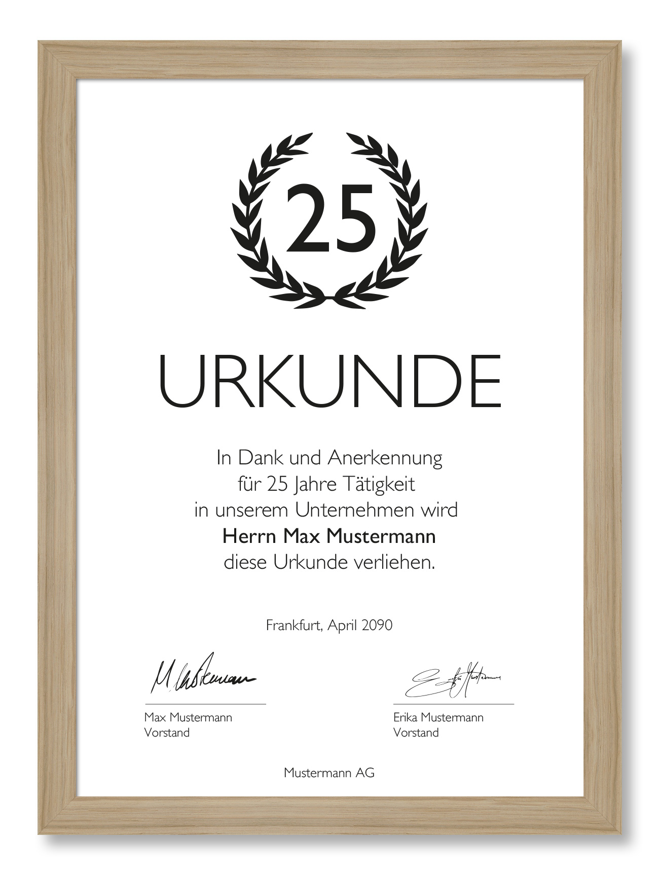 Urkundenrahmen Modern für Urkunden und Zertifikate Urkundenrahmen Modern für Urkunden und Zertifikate