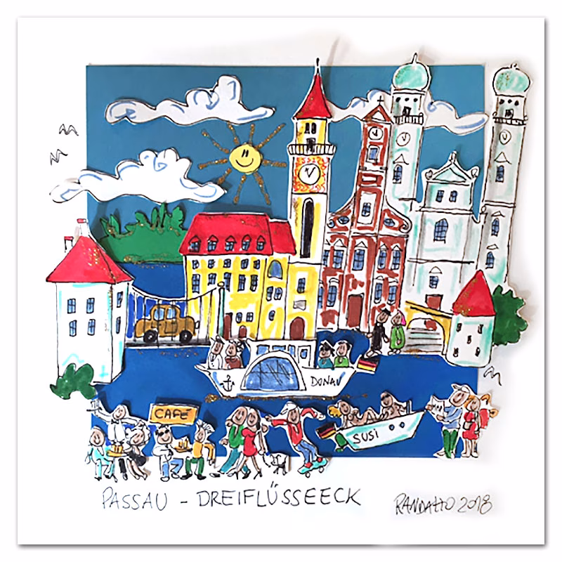 I Love Passau Dreifluesseeck Paolo Randazzo I Love Passau Dreifluesseeck Paolo Randazzo