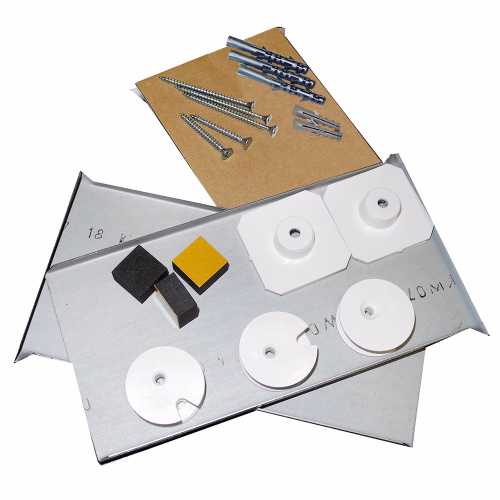 Spiegelbefestigung ED3G bis 2,6 m², 36 kg Standard-Set