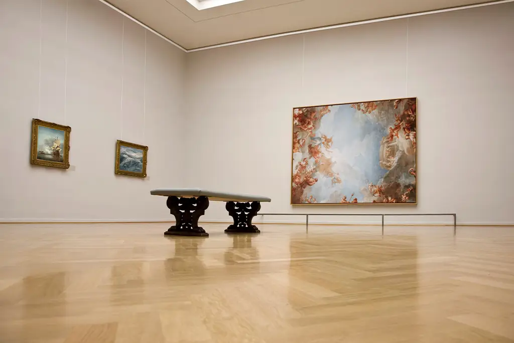 Museums Bilderschiene Newly R70 Beispielanwendung 1