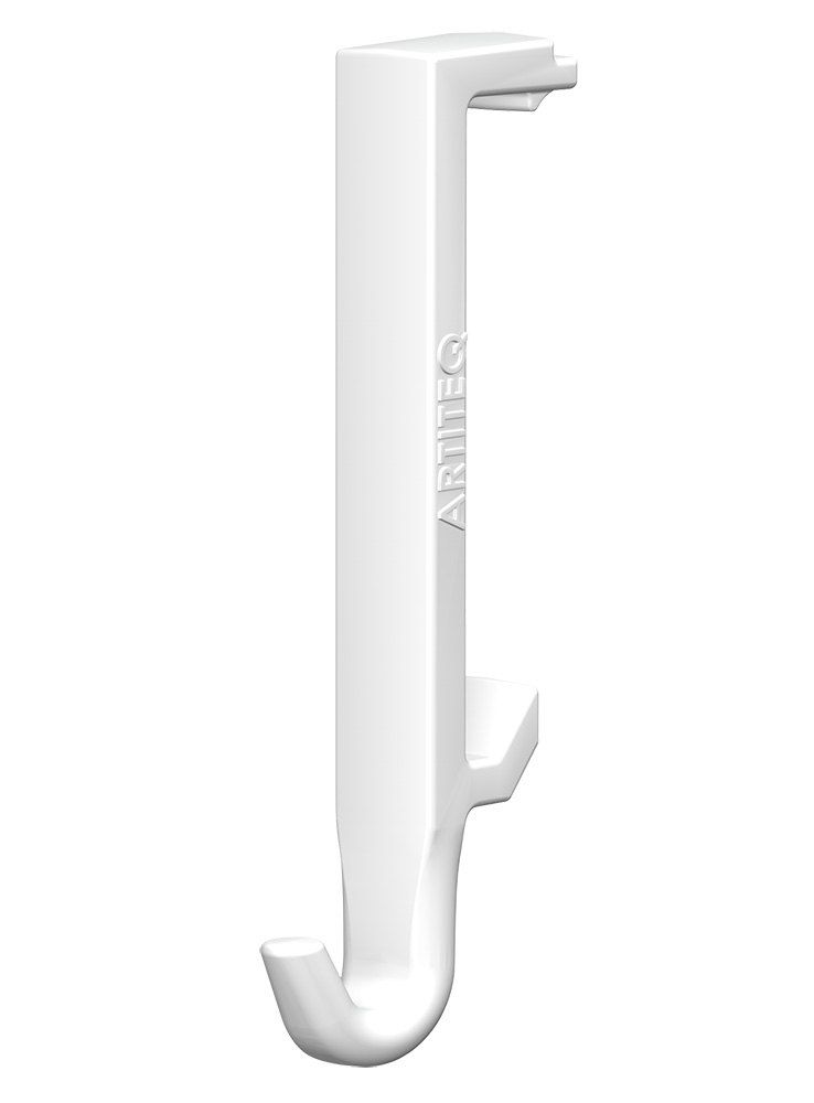 Info Rail Clip Bilderhaken weiss