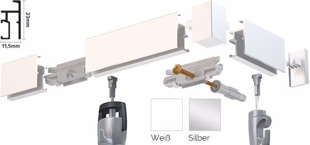 Newly R20 Allround Bilderschiene