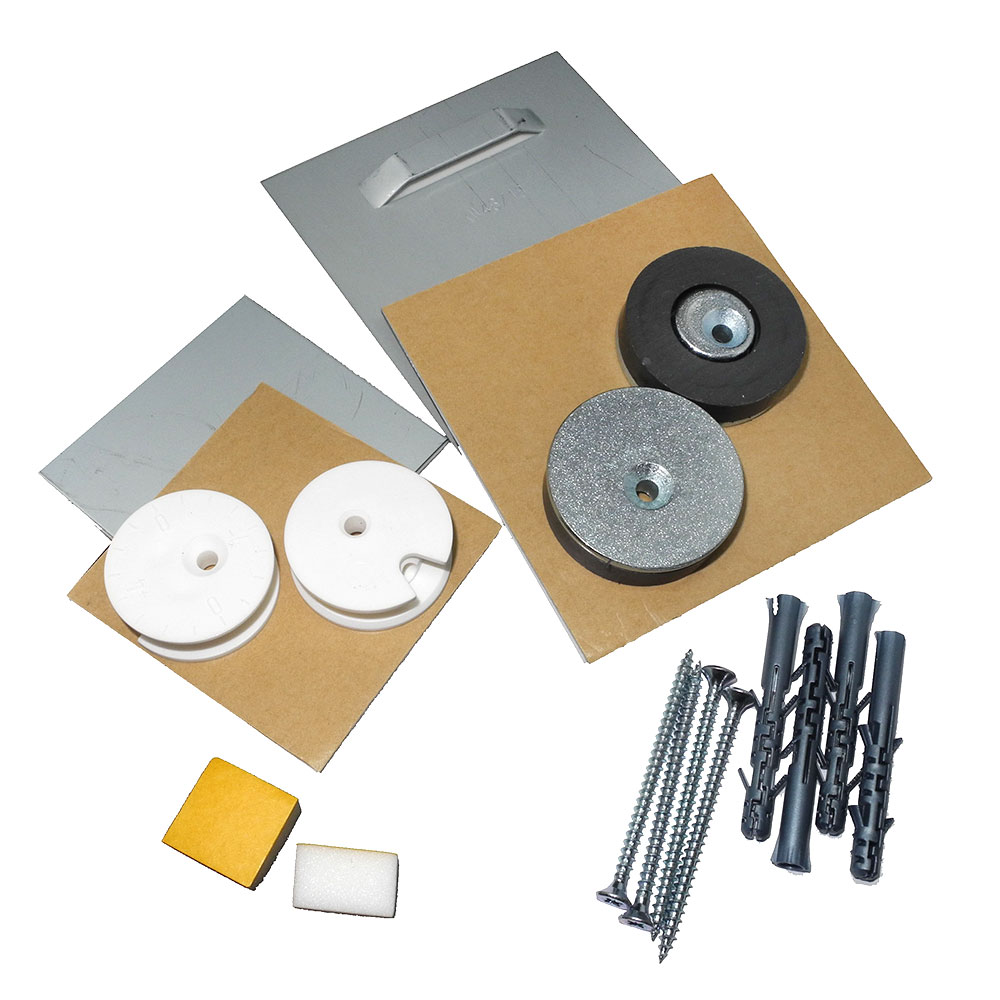Spiegelbefestigung Profi Standard Set 12 kg mit Magnetfixierung Spiegelbefestigung Profi Standard Set 12 kg mit Magnetfixierung
