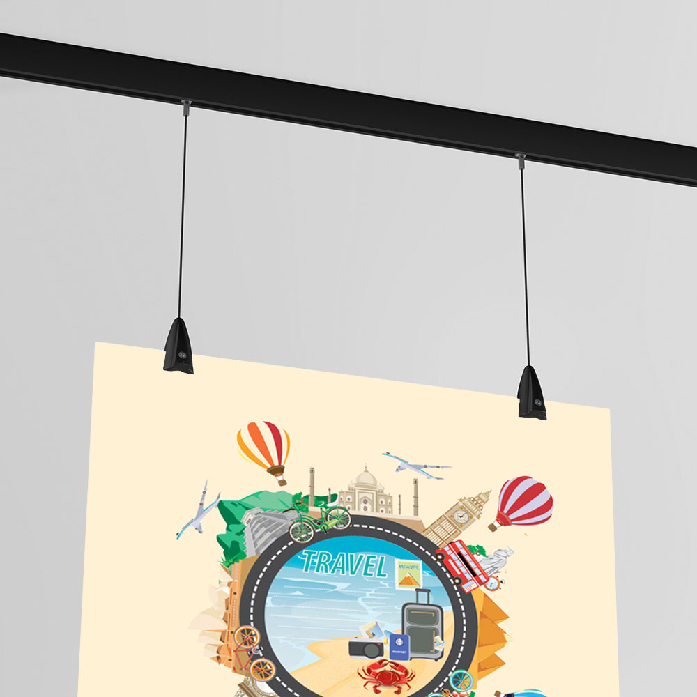 Schaufenster Display Xpo Rail