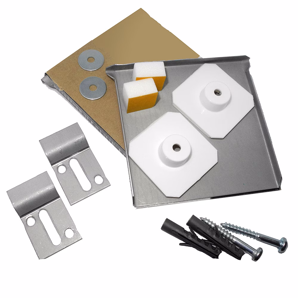 Spiegelbefestigung LD1G bis 0,8 m², 12 kg als Standard-Set