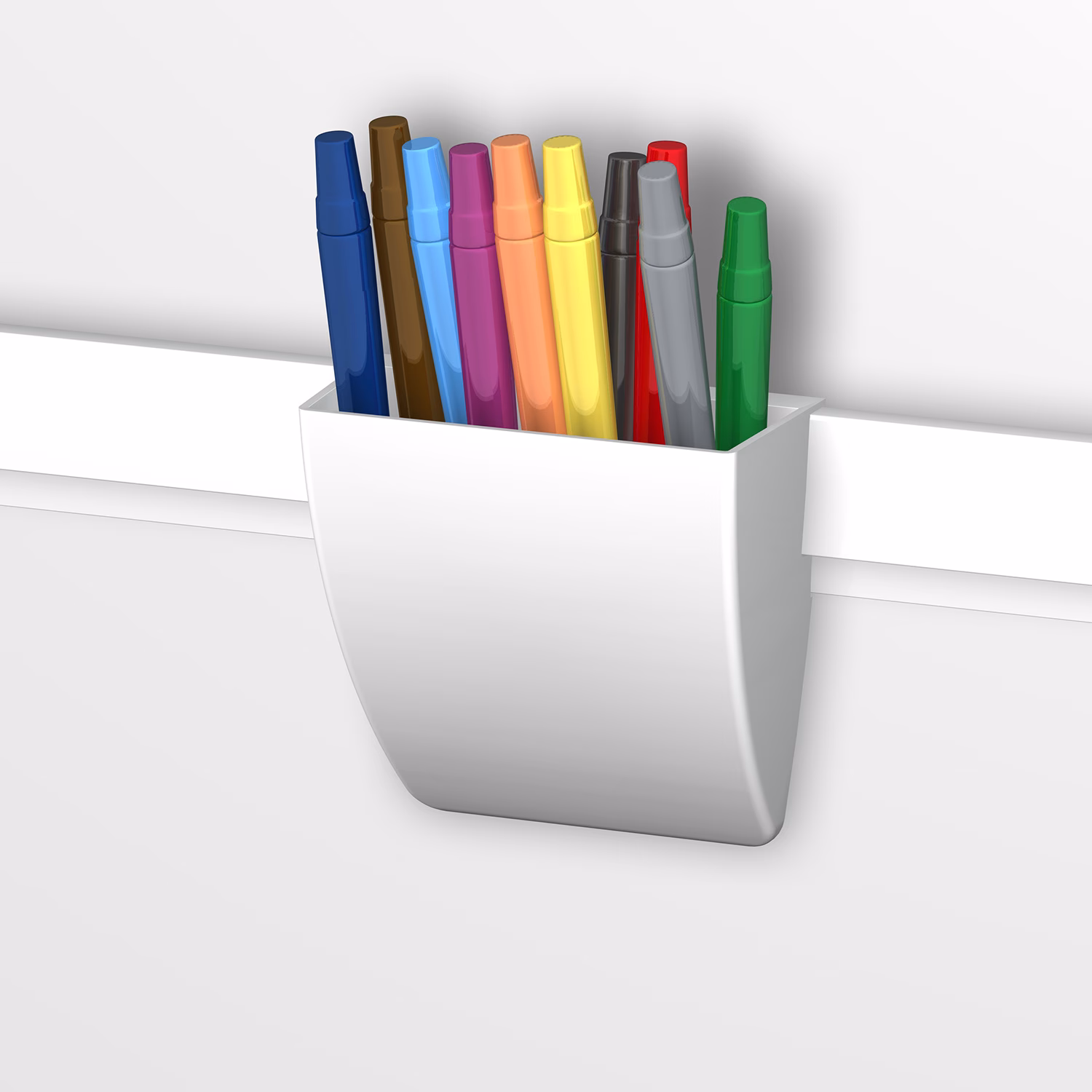 Storage-Clip für Info Rail Klemmschienen