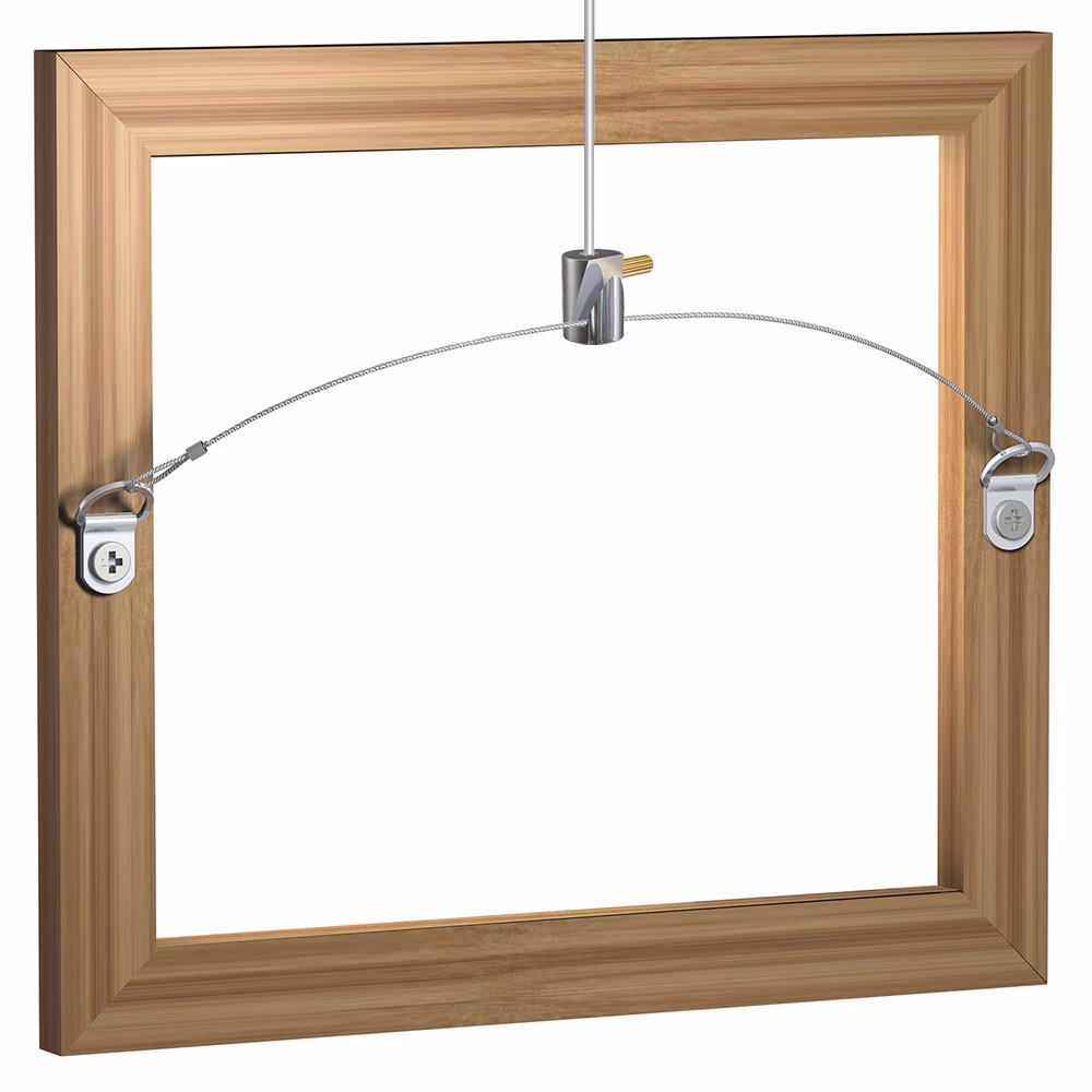 Bilderseil-Set mit 5kg Bilderhaken