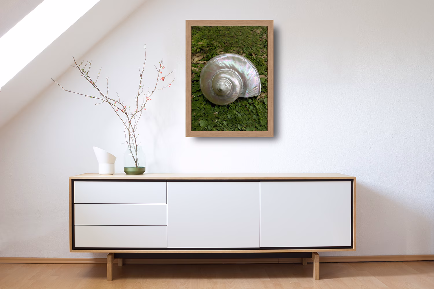 Bilderrahmen Vancouver Natur 20 mm Buche Dunkel Ambiente